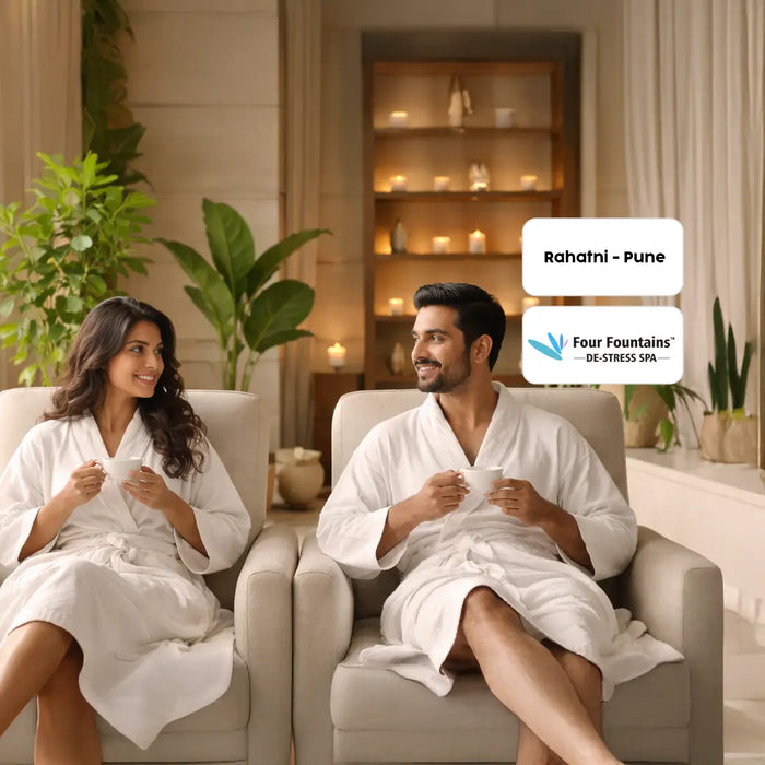 Relaxing 90-Minute Couple Massage at Four Fountains Spa - Rahatni - Pune