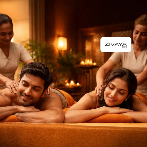Relaxing One-Hour Couple Massage at Zivaya Spa Central Mall Treasure Island - Indore