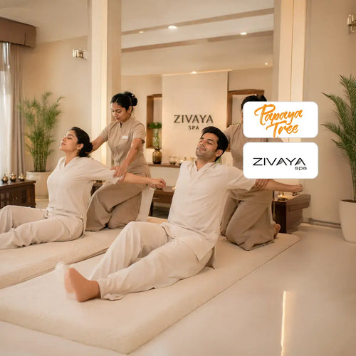 Relaxing One-Hour Couple Massage at Zivaya Spa Spa Papaya Tree Hotel, Indore