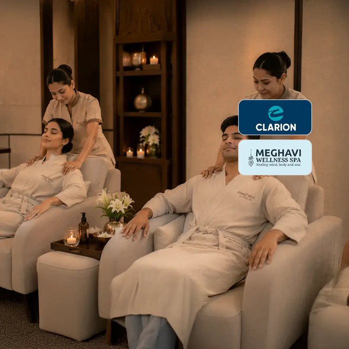 Relaxing One-Hour Couple Swedish  Massage at Meghavi Wellness Spa - Clarion Hotel - Hyderabad