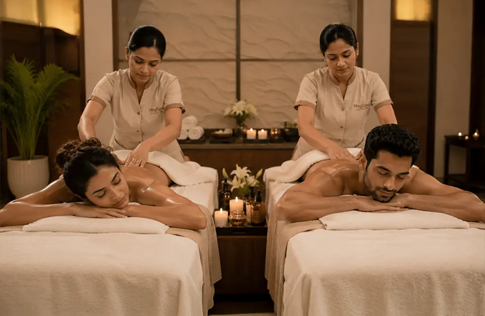 Relaxing One-Hour Couple Swedish  Massage at Meghavi Wellness Spa - Clarion Hotel - Hyderabad