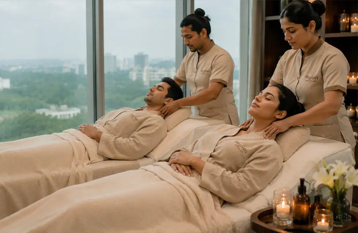 Relaxing One-Hour Couple Swedish  Massage at Meghavi Wellness Spa - Clarion Hotel - Hyderabad