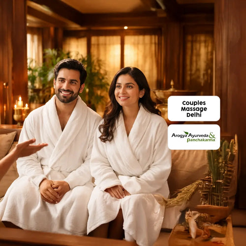 Relaxing One-Hour Couples Massage at Arogya Ayurveda Panchkarma Center  - Delhi