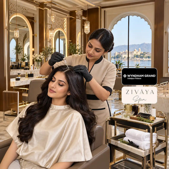 Relaxing 45-Minute Anti-Dandruff Treatment at Zivaya Spa, Wyndham Grand, Udaipur
