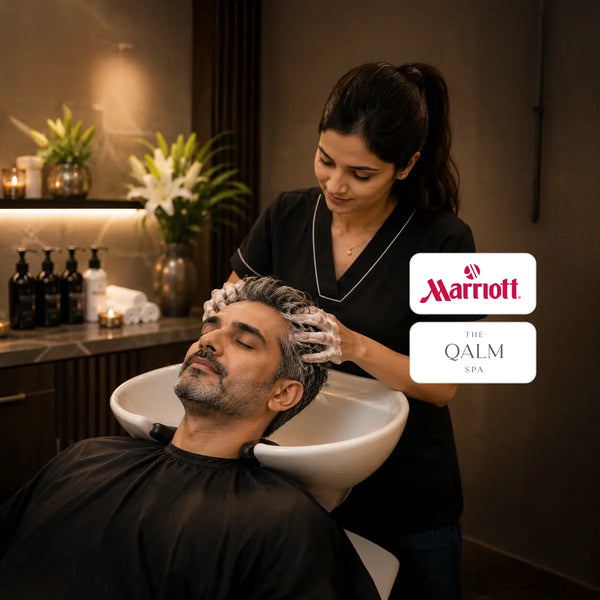 Restorative 45-Minute Anti-Dandruff Treatment for Men at The Qalm Spa & Salon - Indore Marriott Hotel