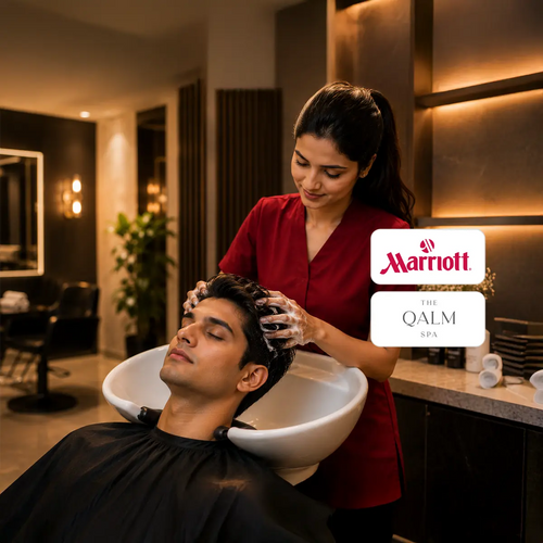 Restorative 45-Minute Anti-dandruff Treatment at The Qalm Spa & Salon - Indore Marriott Hotel