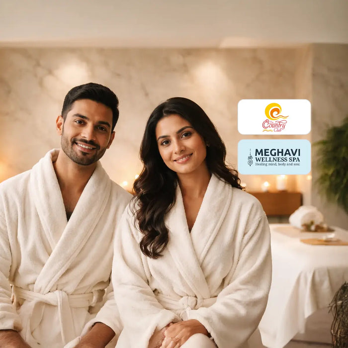 Restorative One-Hour Couple Massage at Meghavi Wellness Spa - Country Club - Mumbai