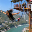 Rishikesh Thrill Combo: 55m Tower Bungee Jump & Reverse Bungee Experience