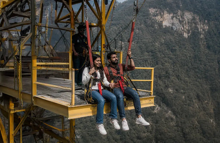 Rishikesh Thrill Combo Adventure with Bungee, Reverse Bungee and Giant Swing