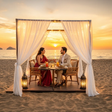 Romantic Beachside Candlelight Dinner Experience for Two at Uttan Beach, Mumbai