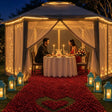 Signature Gazebo Grandeur Vegetarian Candle Light Dinner Experience for Two at RADSUM – Aravali Hills, Gurugram
