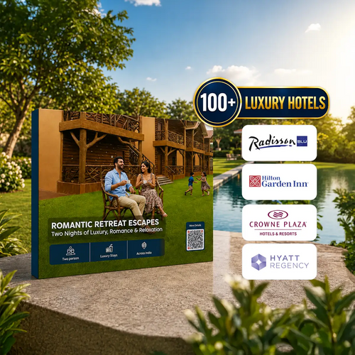 Romantic Stays: Two Night Boutique Hotel Retreat at 100+ Hotels Across India