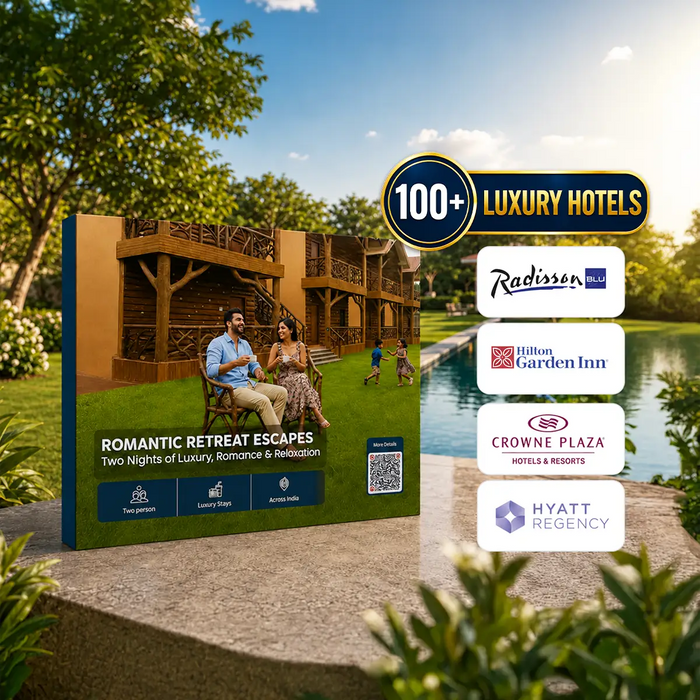 Romantic Stays: Two Night Boutique Hotel Retreat at 100+ Hotels Across India