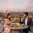Romantic Vegetarian Private Dining Experience for Two with Taj Mahal View in Agra