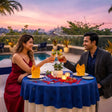 Rooftop Poolside Candlelight Dinner Experience for Two in Mumbai
