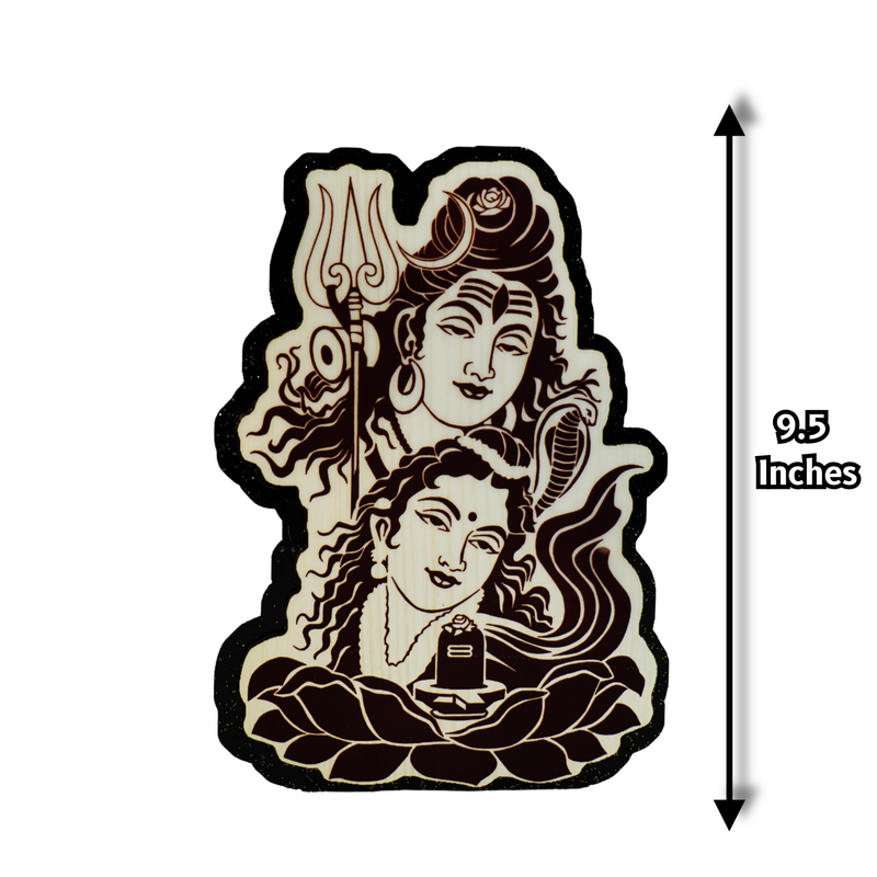 Wooden God 3D Photo Cutouts | Mahadev | Radha Krishna | Hanumanji | Laxmiji
