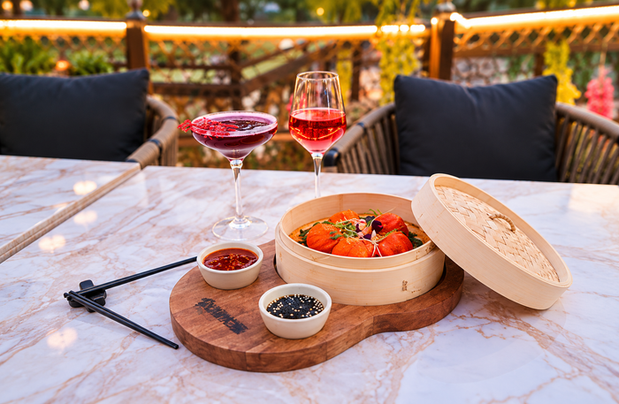 Rumours Rooftop Noida - Vegetarian Rooftop Dining Experience for Two