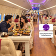 Runway1 - Immersive Airplane-Themed Dining Experience for Two at 2 Locations in Delhi NCR