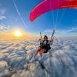 Extended Tandem Paramotoring Over the Aravali Hills in Gurugram