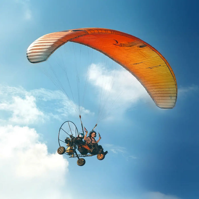 Scenic 15-Minute Tandem Paramotoring Experience Above Hyderabad