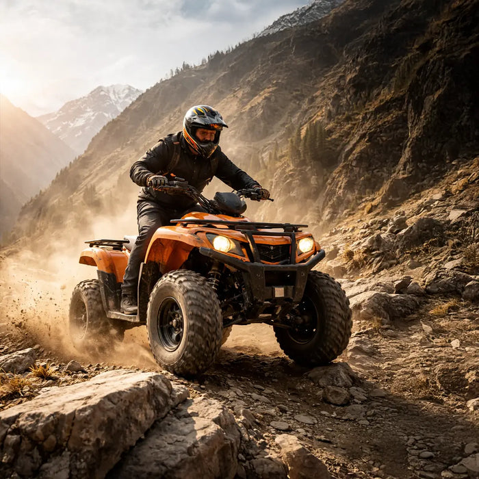 Adventure-Filled 2.25 KM Sportsman 570 ATV Trail Self Drive Experience in Palampur