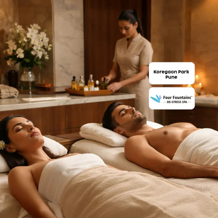 Serene 90-Minute Couple's Massage at Four Fountains Spa - Koregaon Park - Pune
