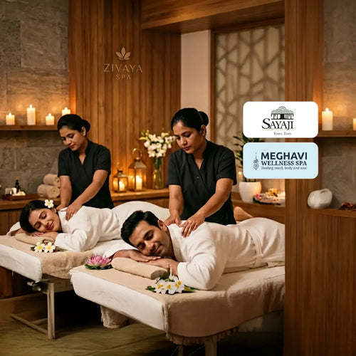 Serene One-Hour Couple Massage at Zivaya Spa Indore Sayaji Hotel