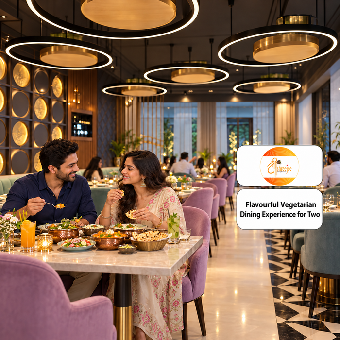 Shreejee Arcade Gaur City - Flavourful Vegetarian Dining Experience for Two