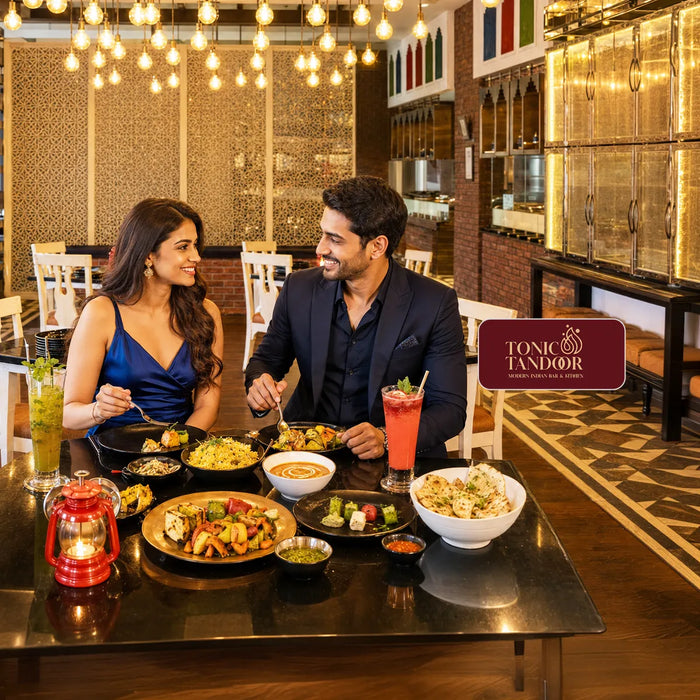 Signature Vegetarian Set Menu Experience for Two at Tonic & Tandoor, Radisson Blu Mumbai International Airport