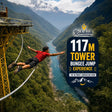 Sky-High 117m Tower Bungee Jump Experience in Rishikesh
