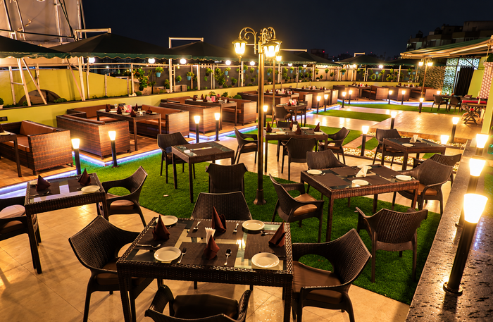 Sky Route Dwarka New Delhi - Scenic Al Fresco Rooftop Dining Experience for Two