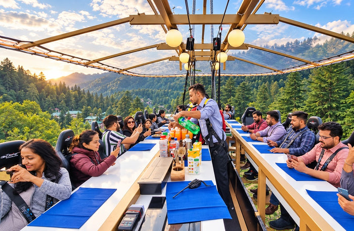 Unique Sky View Dining for Two Gift Box - Romantic Rooftop & Dinner in the Sky Experiences with Stunning Views