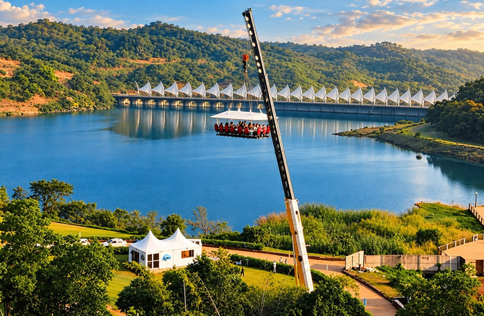 Unique Sky View Dining for Two Gift Box - Romantic Rooftop & Dinner in the Sky Experiences with Stunning Views