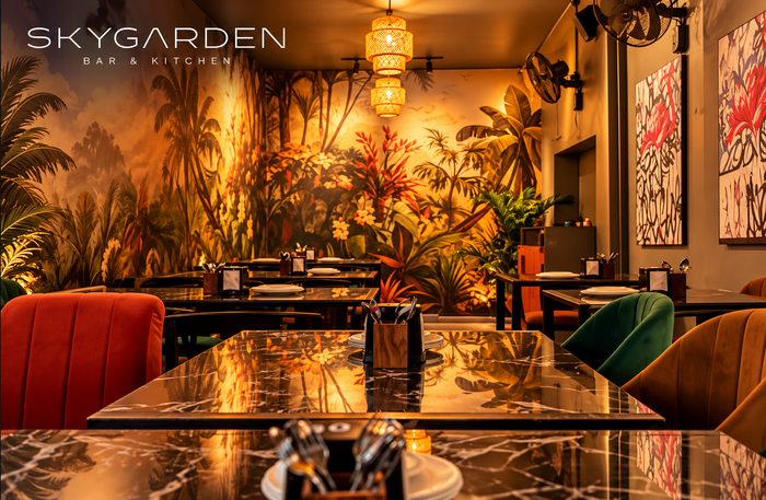 Skygarden Bar & Kitchen Bengaluru - Flavourful Rooftop Dining Experience for Two