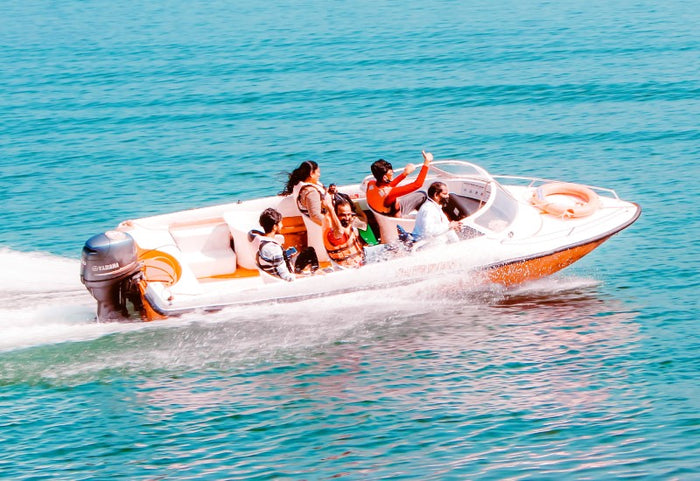 Thrilling High-Speed Boat Safari for Four in Kerala by Bond Safari Kovalam