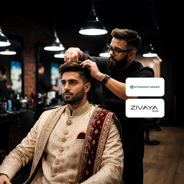 Stylish Groom Makeup Experience at Zivaya Spa – Wyndham Grand, Udaipur
