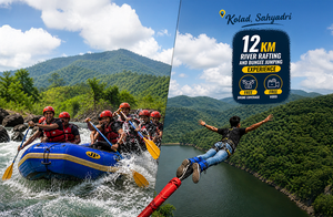 Thrilling 12km River Rafting and Bungee Jumping Experience in Kolad, Sahyadri