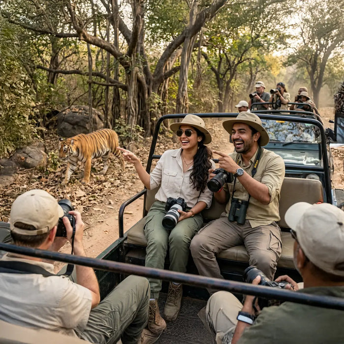 Wildlife Safari Experience for Six in Sariska National Park