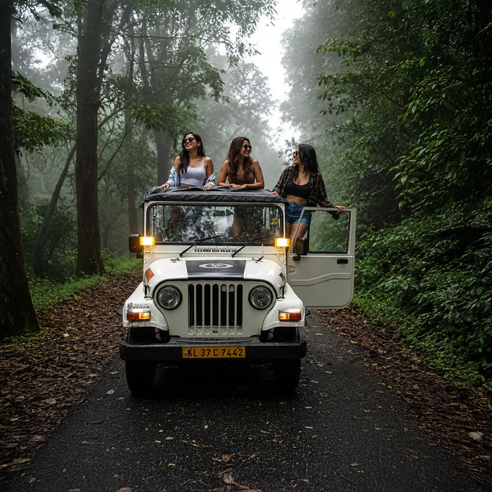 Thrilling Vagamon Full-Day Jeep Safari from Thekkady