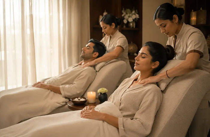 Tranquil One-Hour Couple Swedish Massage at Meghavi Wellness Spa - Novotel Chennai OMR
