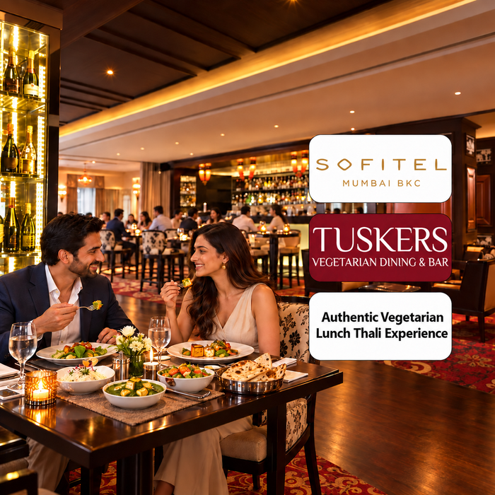 Tuskers Sofitel Mumbai - Authentic Vegetarian Lunch Thali Experience