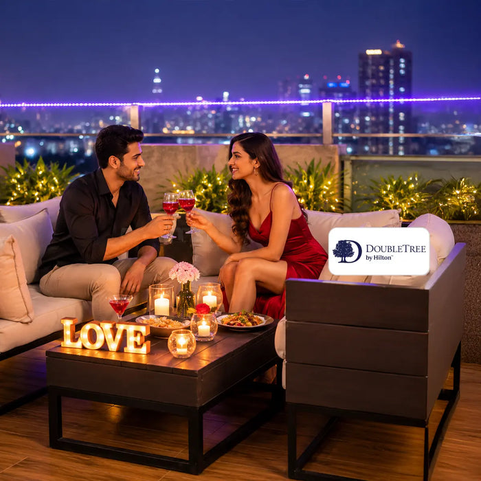 Luxury Romantic Dining Gift Box For Two - Choose from Leela, Hyatt, Radisson, Hilton & 400+ Signature Restaurants Across India