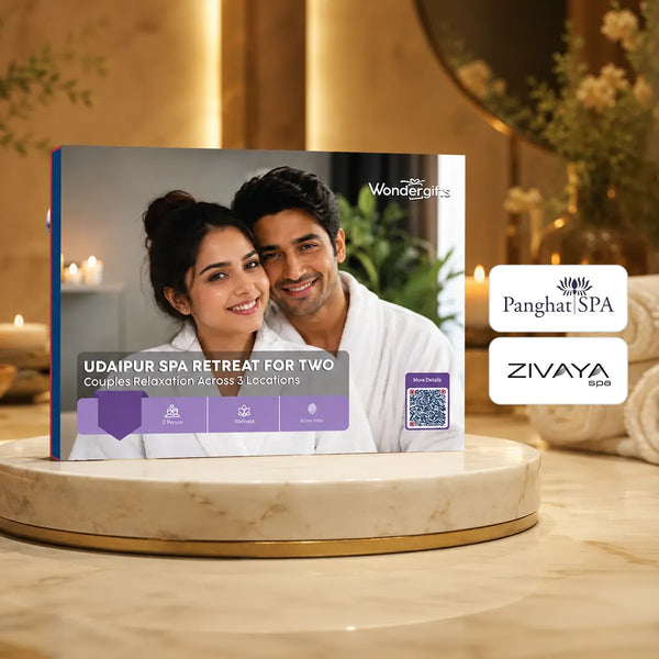 Udaipur Spa Retreat for Two Gift Box: Rejuvenating Couples Massage Experienc