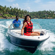 Thrilling High-Speed Boat Safari for Four in Kerala by Bond Safari Kovalam