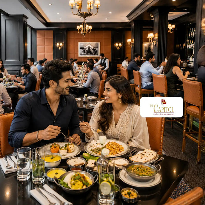Veg Lunch Set Menu Experience for Two at The Capitol Hotel Bengaluru