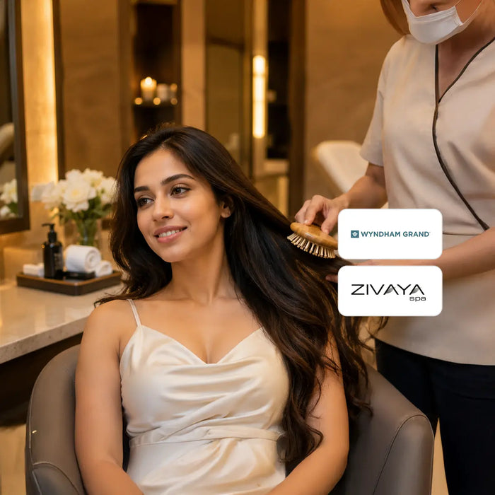Vibrant Long Length Hair Colour Experience at Zivaya Spa – Wyndham Grand, Udaipur