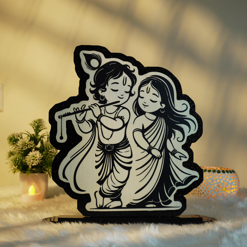 Wooden God 3D Photo Cutouts | Mahadev | Radha Krishna | Hanumanji | Laxmiji
