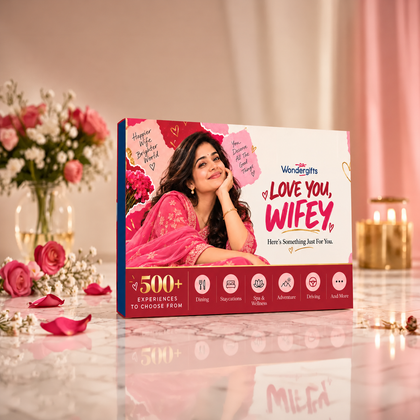 Love You Wifey Gift Box: Make Her Feel Special with 102+ Memorable Experiences