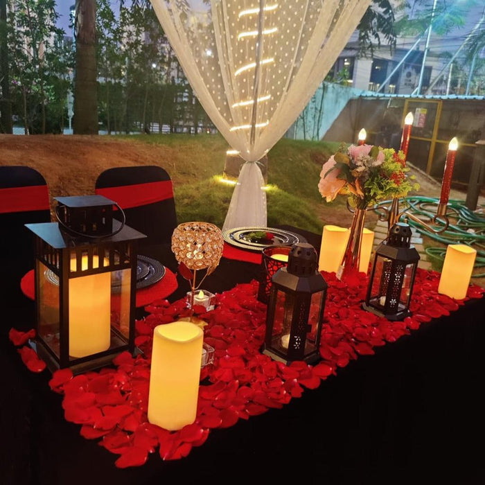 Romantic North Indian Cabana Candlelight Dinner for Two in Koramangala, Bengaluru