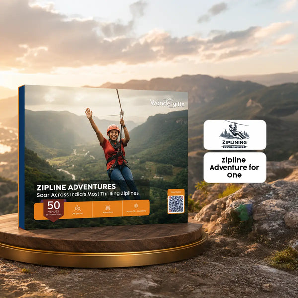 Zipline Adventure Gift Box: Adrenaline-Packed Experiences Across 30+ Locations in India